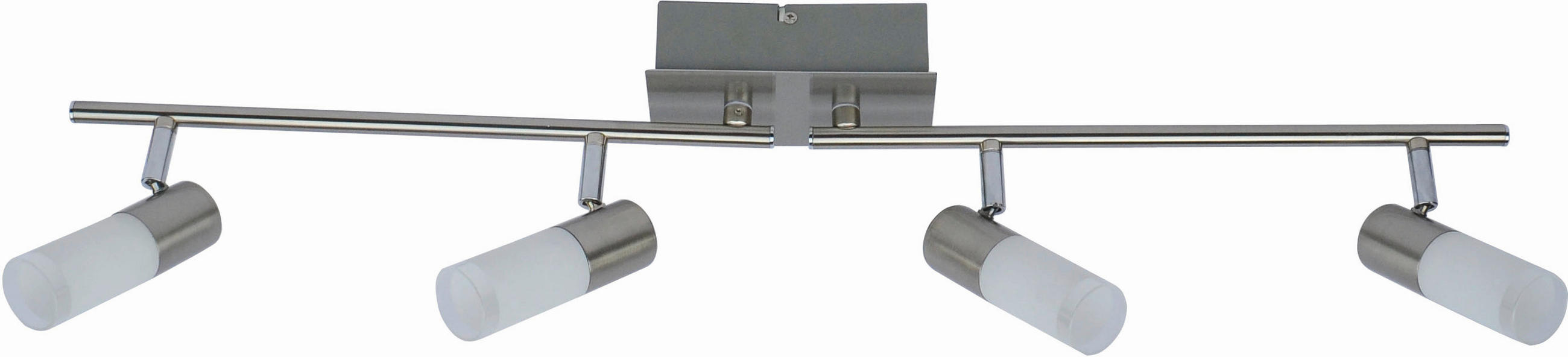 LED-STRAHLER 83,5/15,5/8 cm   - Chromfarben, Design, Glas/Metall (83,5/15,5/8cm) - Novel