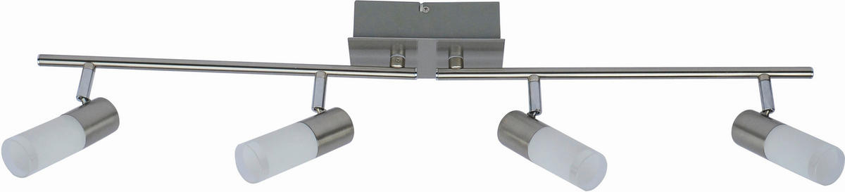 LED-STRAHLER 83,5/15,5/8 cm   - Chromfarben, Design, Glas/Metall (83,5/15,5/8cm) - Novel