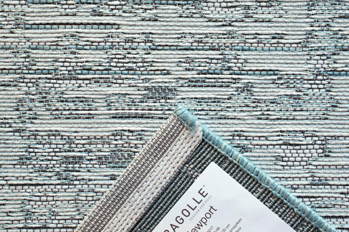 OUTDOORTEPPICH 160/230 cm Amalfi Blau  - Blau, KONVENTIONELL, Textil (160/230cm) - Novel