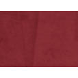 SCHLAFSOFA in Samt Rot  - Rot/Schwarz, MODERN, Kunststoff/Textil (210/70/110cm) - Carryhome