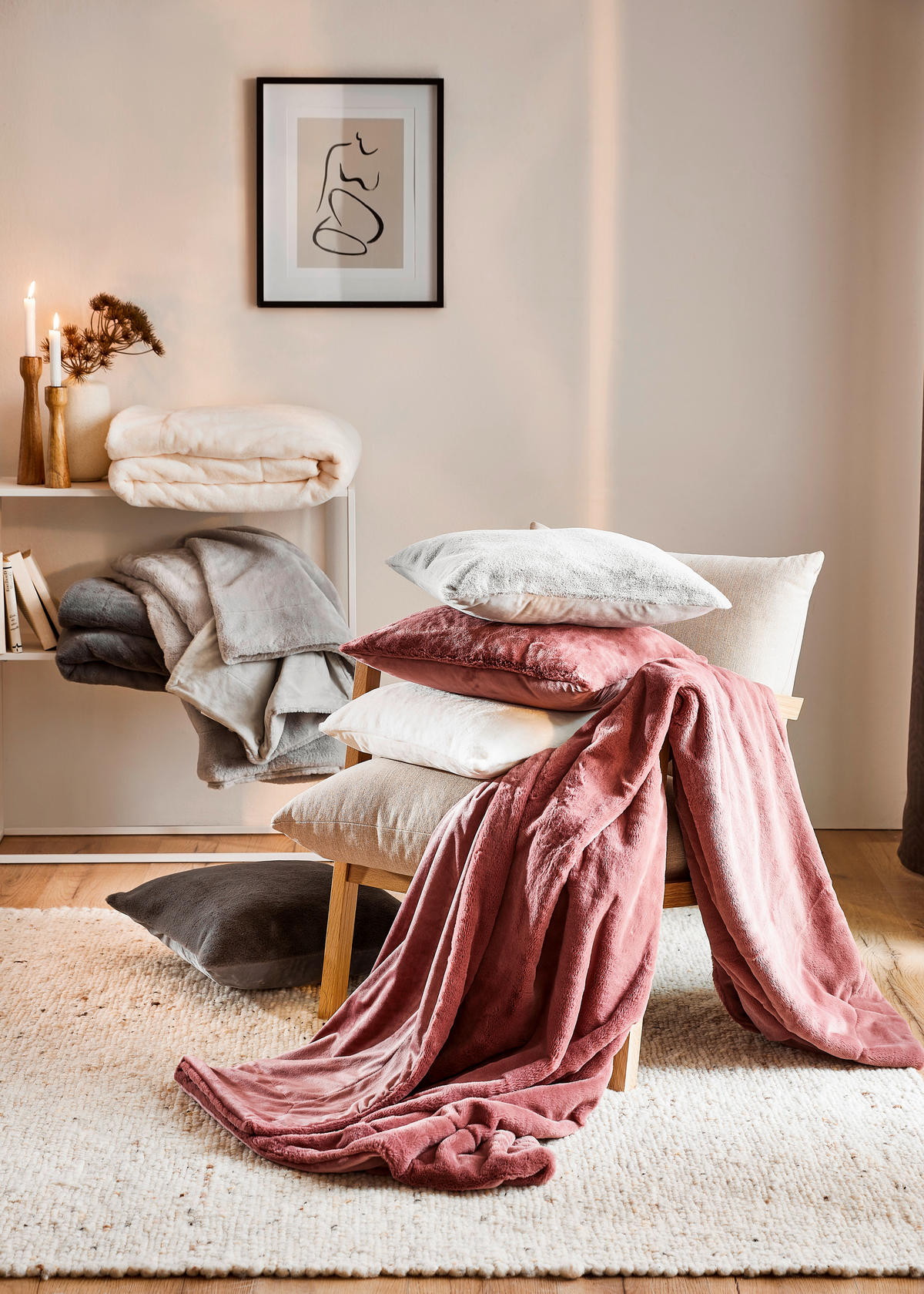 KRZNENA ODEJA  YUKON  150/200 cm       antracit  - antracit, Design, tekstil (150/200cm) - Novel