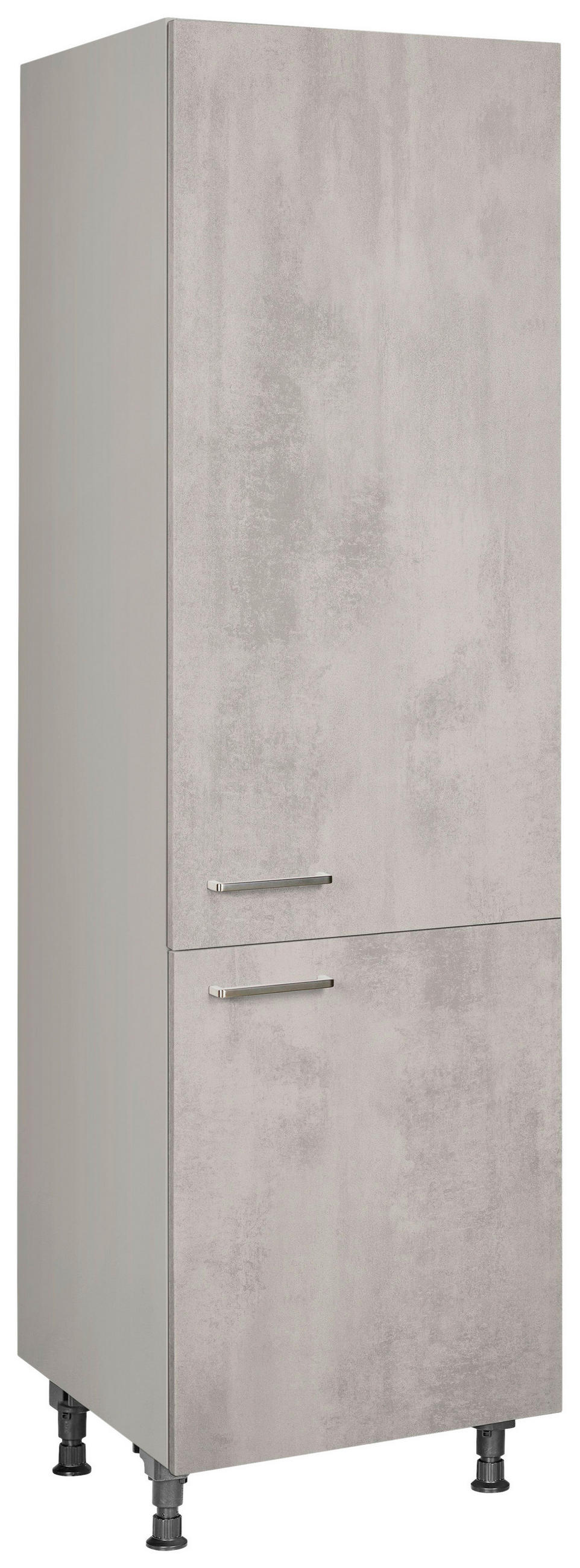 GESCHIRRSCHRANK 60/216,6/58 cm  in Hellgrau  - Edelstahlfarben/Hellgrau, MODERN, Holzwerkstoff/Metall (60/216,6/58cm) - Nobilia