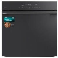 EINBAUBACKOFEN HO66MB PizzaChef  - Schwarz, Basics, Glas/Metall (59,5/59,5/56,4cm) - Hisense