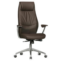 FŐNÖKI SZÉK  barna  - ezüst/barna, Modern, műanyag/fém (67/117/58cm) - MID.YOU