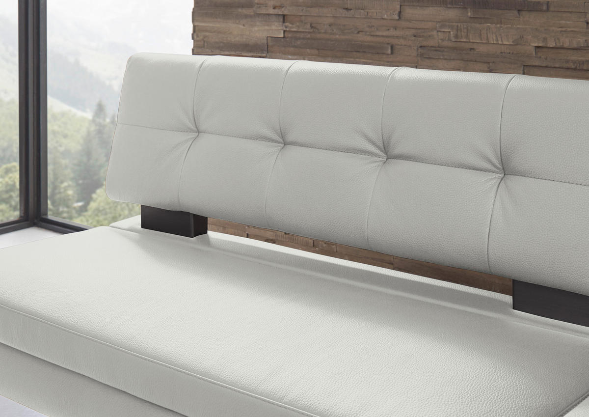 ECKBANK 200/158 cm  in Hellgrau  - Hellgrau/Schwarz, Design, Textil/Metall (200/158cm) - Dieter Knoll