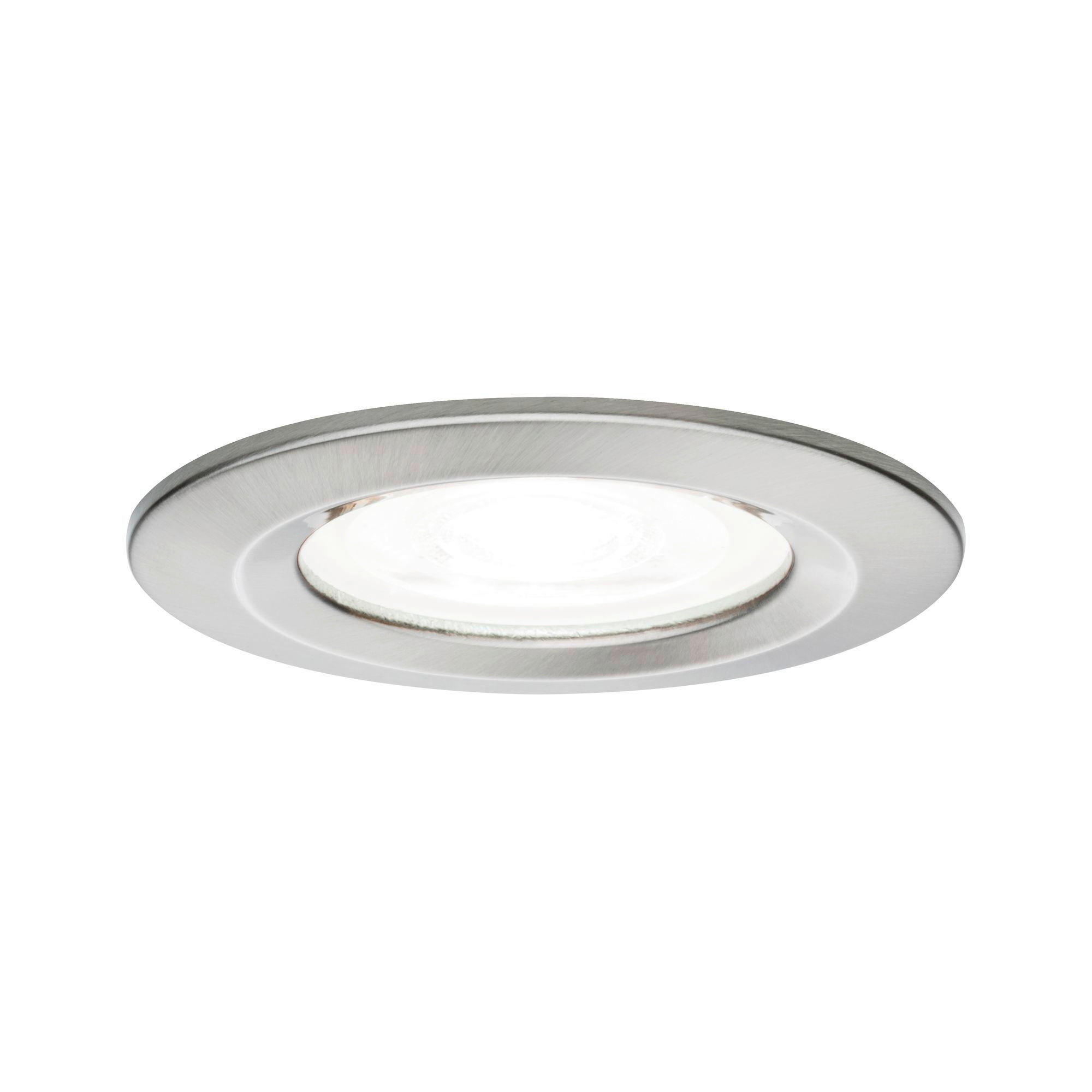 LED-DECKENLEUCHTE 7,8 cm  - Zinkfarben/Alufarben, Design, Metall (7,8cm) - Paulmann