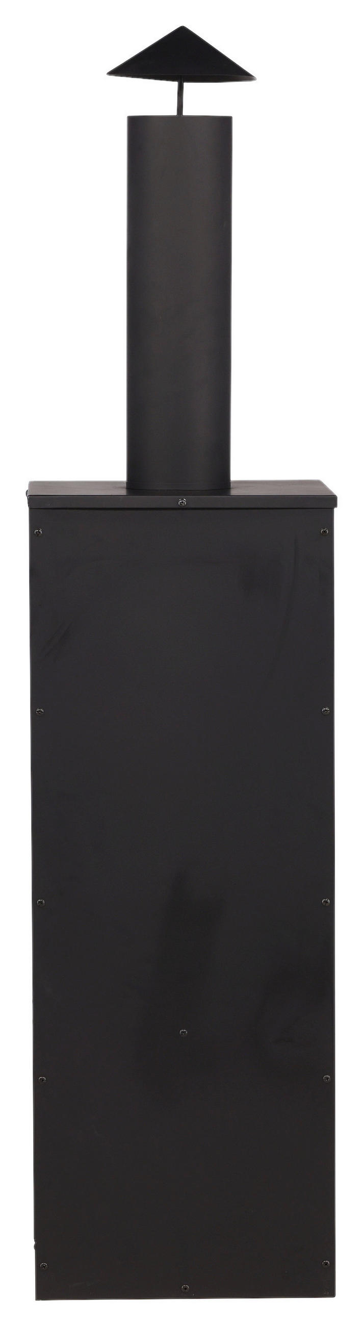 FEUERSTELLE  - Schwarz, KONVENTIONELL, Metall (45/199/45cm) - Gardenson