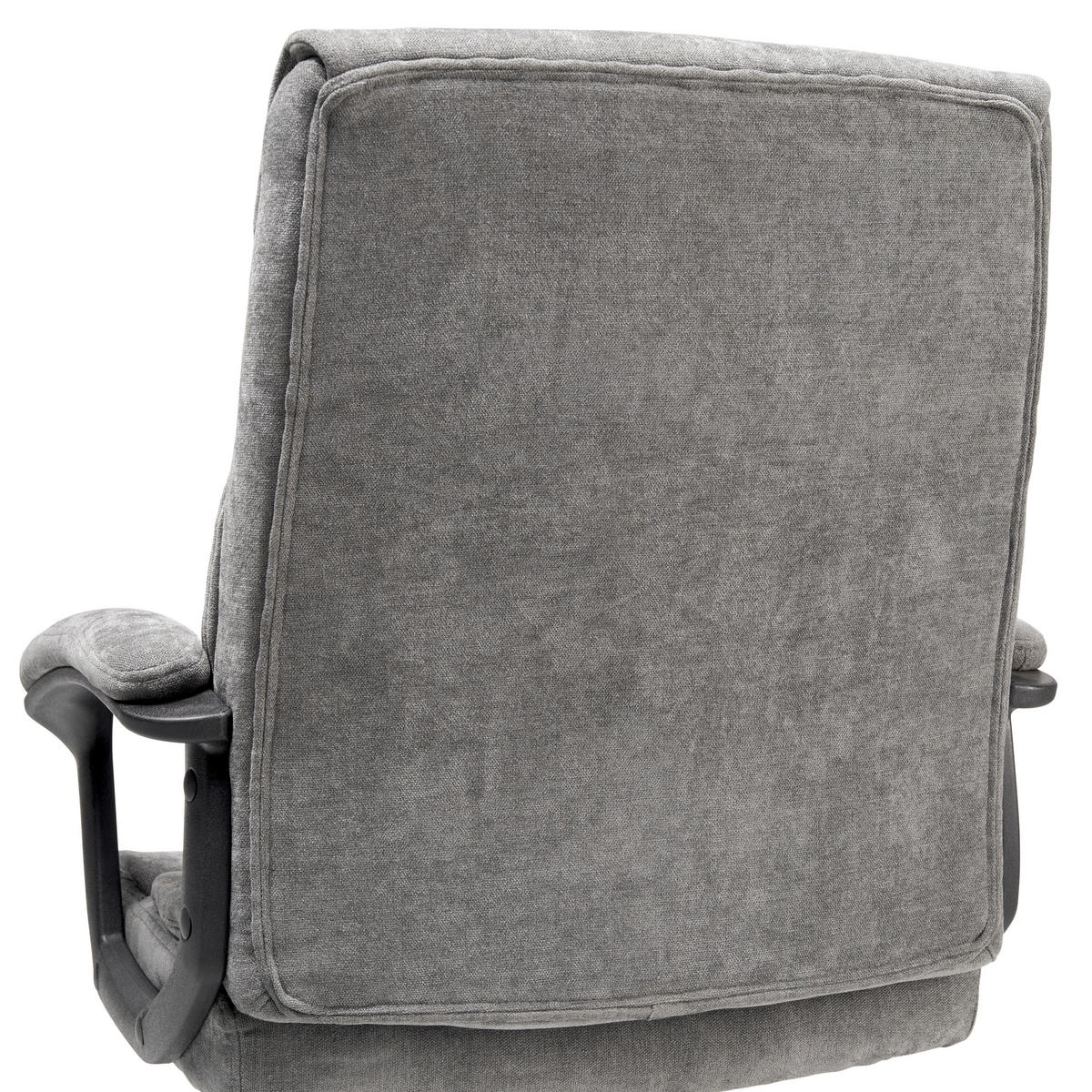 OTOČNÁ ŽIDLE, žinylka, šedá - šedá/černá, Lifestyle, kov/dřevo (62/99-107/65cm) - MID.YOU