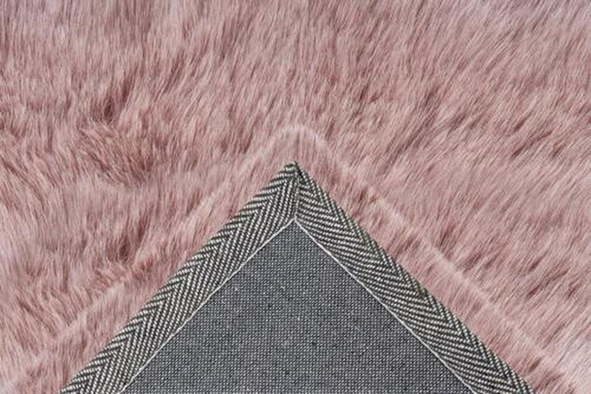 KOBEREC S VYSOKÝM VLASEM, 160/230 cm, růžová - růžová, Design, textil (160/230cm)