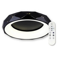 STROPNÍ LED SVÍTIDLO,  - černá, Basics, kov/plast (61/61cm)