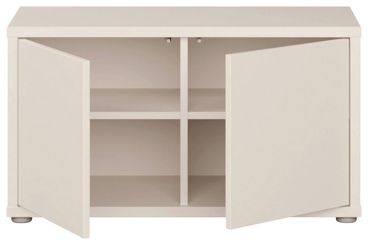 GARDEROBENBANK - Sandfarben/Grau, MODERN, Kunststoff (74,5/41,5/34,9cm) - Carryhome