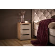 NACHTSCHRANK 40/60/40 cm  - Sandfarben/Graphitfarben, Basics, Glas/Holzwerkstoff (40/60/40cm) - Moderano