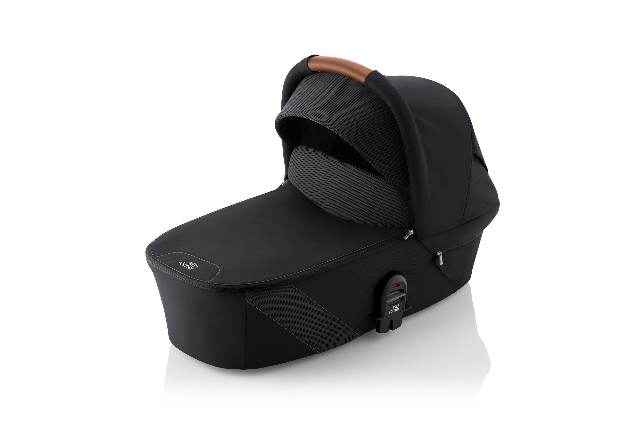 LIEGEWANNE - Schwarz, Basics, Textil/Metall (43/20/85,5cm) - Britax Römer