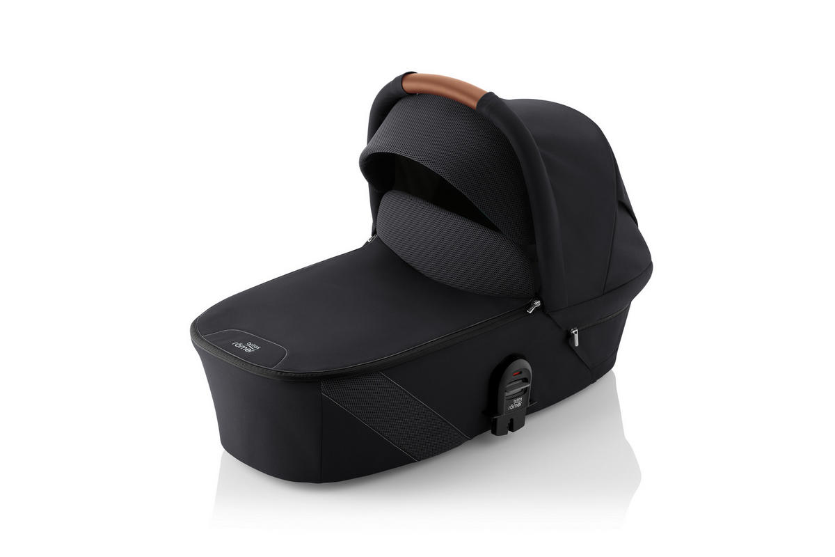 LIEGEWANNE - Schwarz, Basics, Textil/Metall (43/20/85,5cm) - Britax Römer