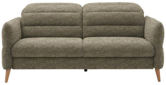 2-SITZER-SOFA  in Webstoff Grün  - Eiche Bianco/Grün, Design, Holz/Textil (192-220/85-106/98-112cm) - Dieter Knoll