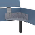 BETT 120/200 cm,  in Blau,  - Blau/Schwarz, Design, Metall (120/200cm) - Xora