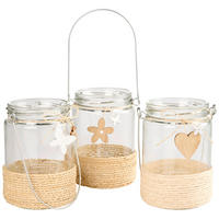 WINDLICHT - Klar/Braun, Natur, Glas/Naturmaterialien (11/8cm)