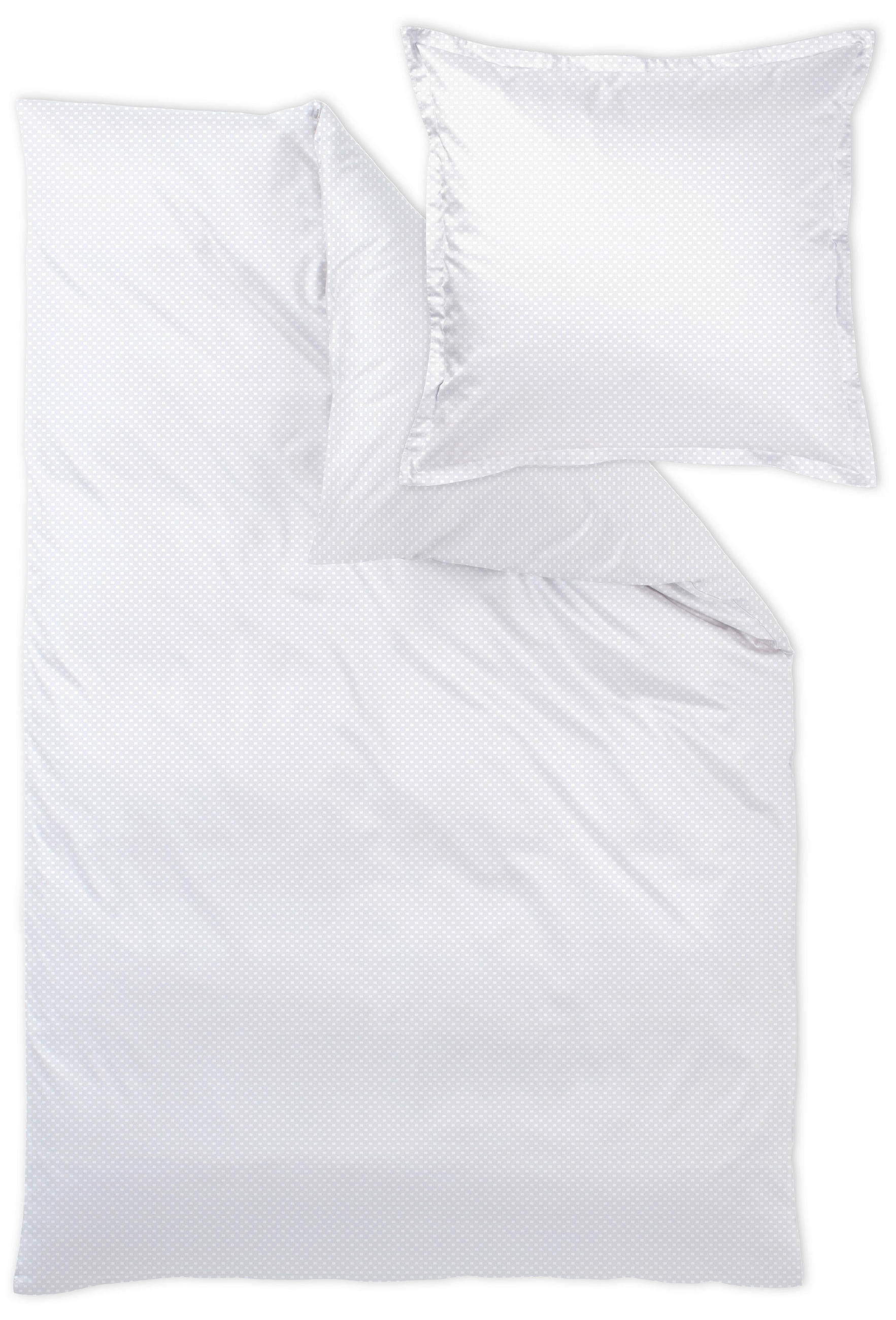 POSTELJINA Livorno 140/200 cm damast bela  - bela, Konvencionalno, tekstil (140/200cm) - Curt Bauer