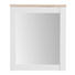 SPIEGEL Eichefarben, Weiß - Eichefarben/Weiß, Design, Glas/Holzwerkstoff (76/91/4cm) - Xora SPIEGEL Eichefarben, Weiß - Eichefarben/Weiß, Design, Glas/Holzwerkstoff (76/91/4cm) - Xora