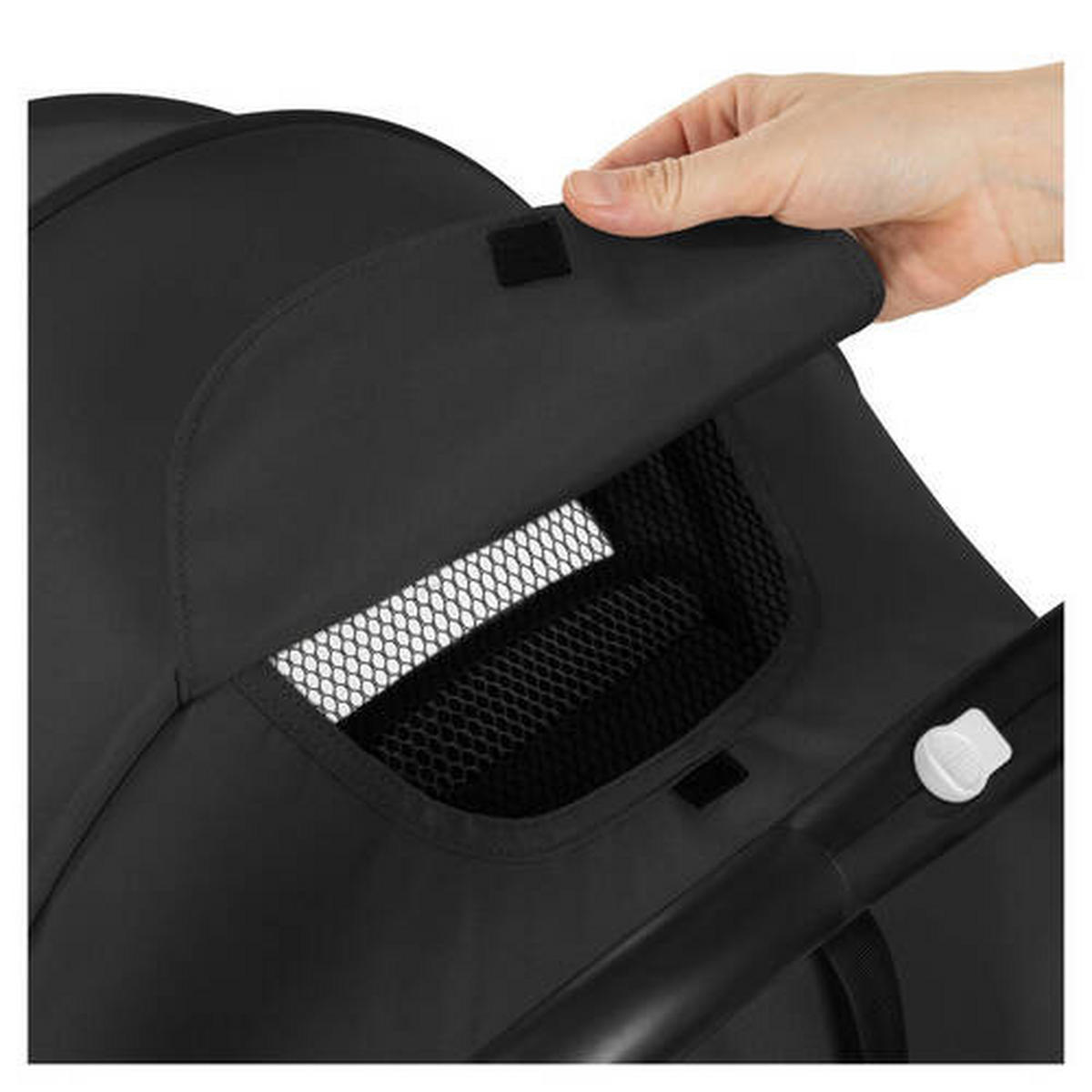 BUGGY Travel N Care  - Schwarz, Basics, Metall (86/50/104cm) - Hauck