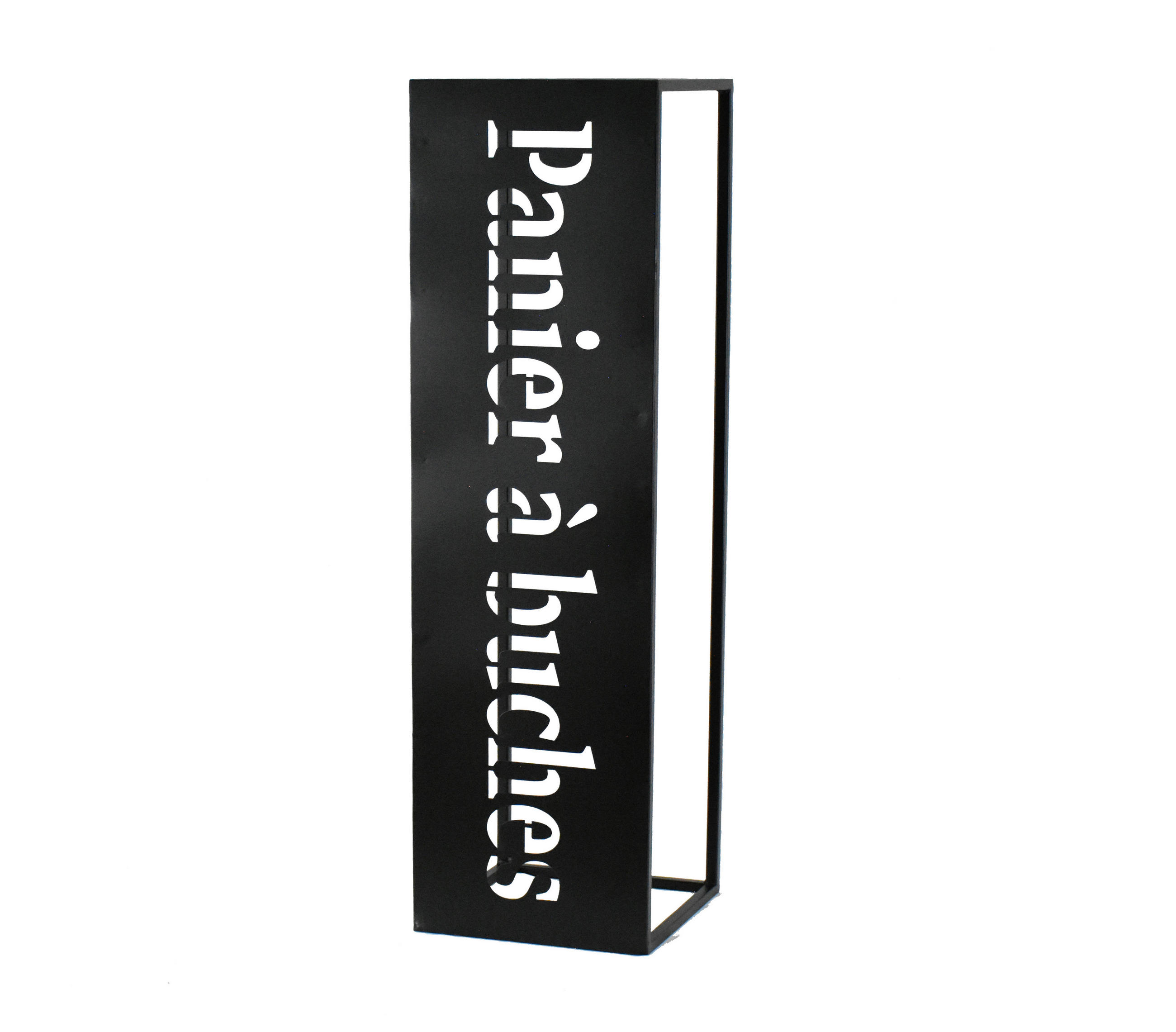 KAMINHOLZREGAL 28/100/28 cm  Metall  - Schwarz, LIFESTYLE, Metall (28/100/28cm)