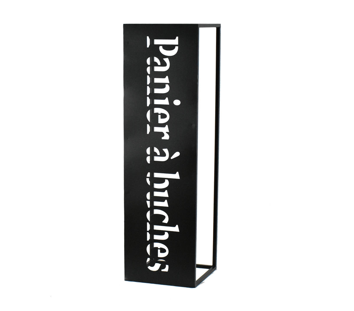 KAMINHOLZREGAL 28/100/28 cm  Metall  - Schwarz, LIFESTYLE, Metall (28/100/28cm)