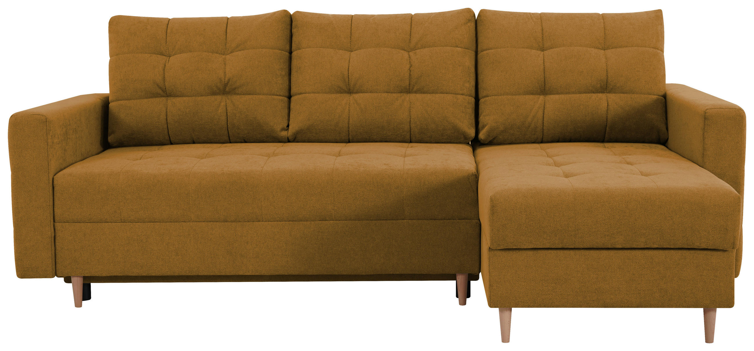 ECKSOFA Gelb  - Gelb, Design, Textil (232/141cm) - MID.YOU