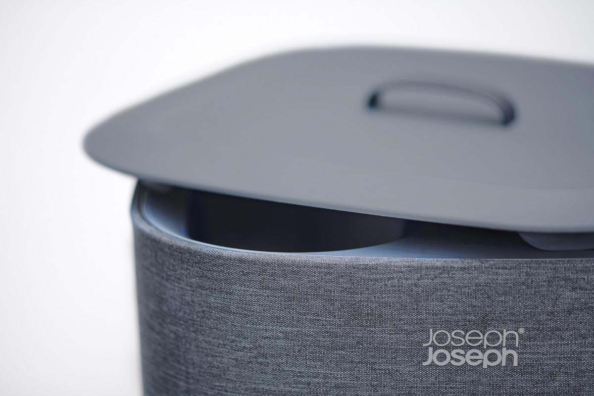 KOŠARA ZA RUBLJE      39,5/71/39,5 cm      - crna, Basics, tekstil (39,5/71/39,5cm) - Joseph Joseph