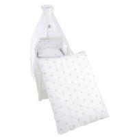 SADA DO POSTÝLKY S PŘÍČKAMI - šedá/bílá, Konvenční, textil - Roba