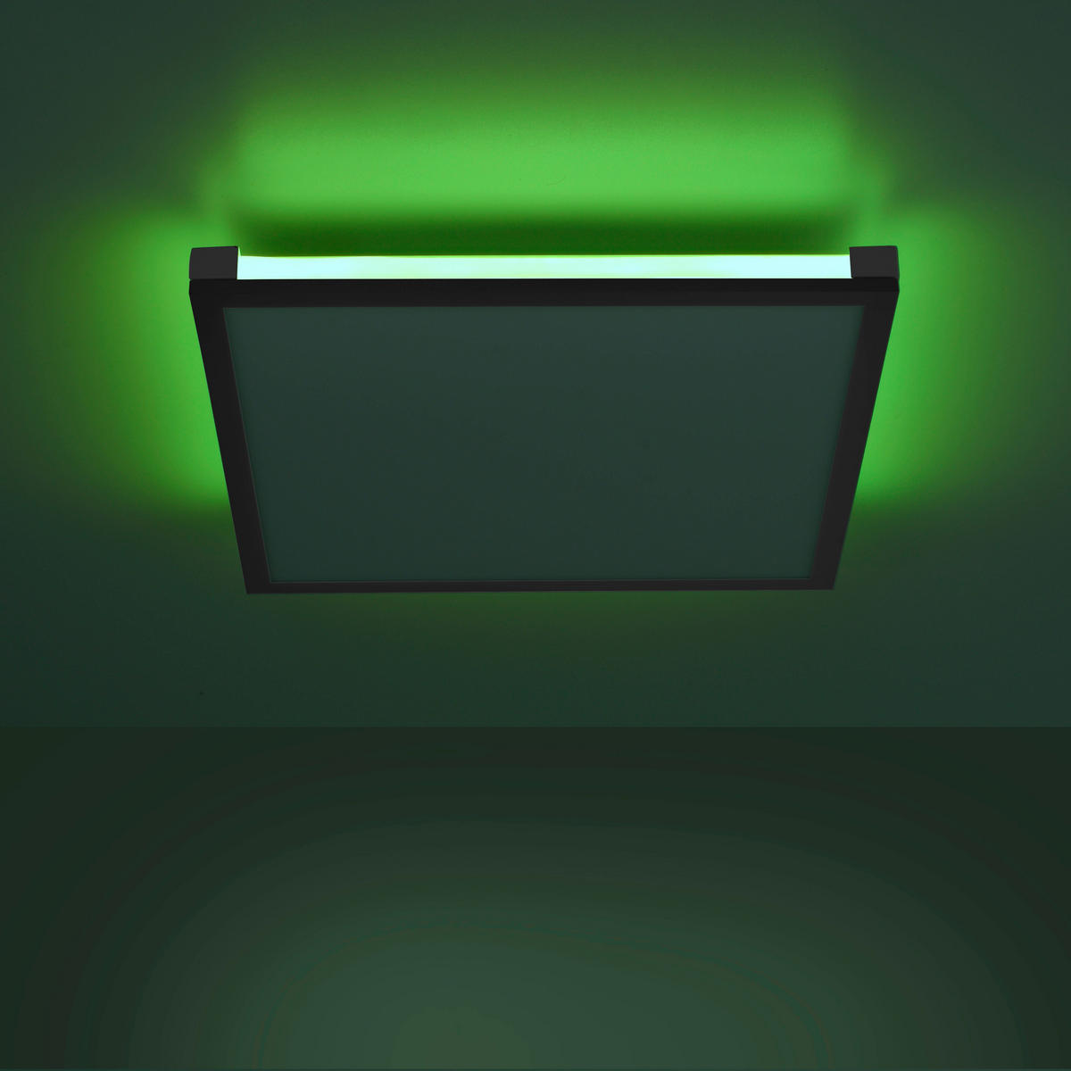 LED-PANEEL 45/45/7,1 cm  - Schwarz, Basics, Kunststoff/Metall (45/45/7,1cm)