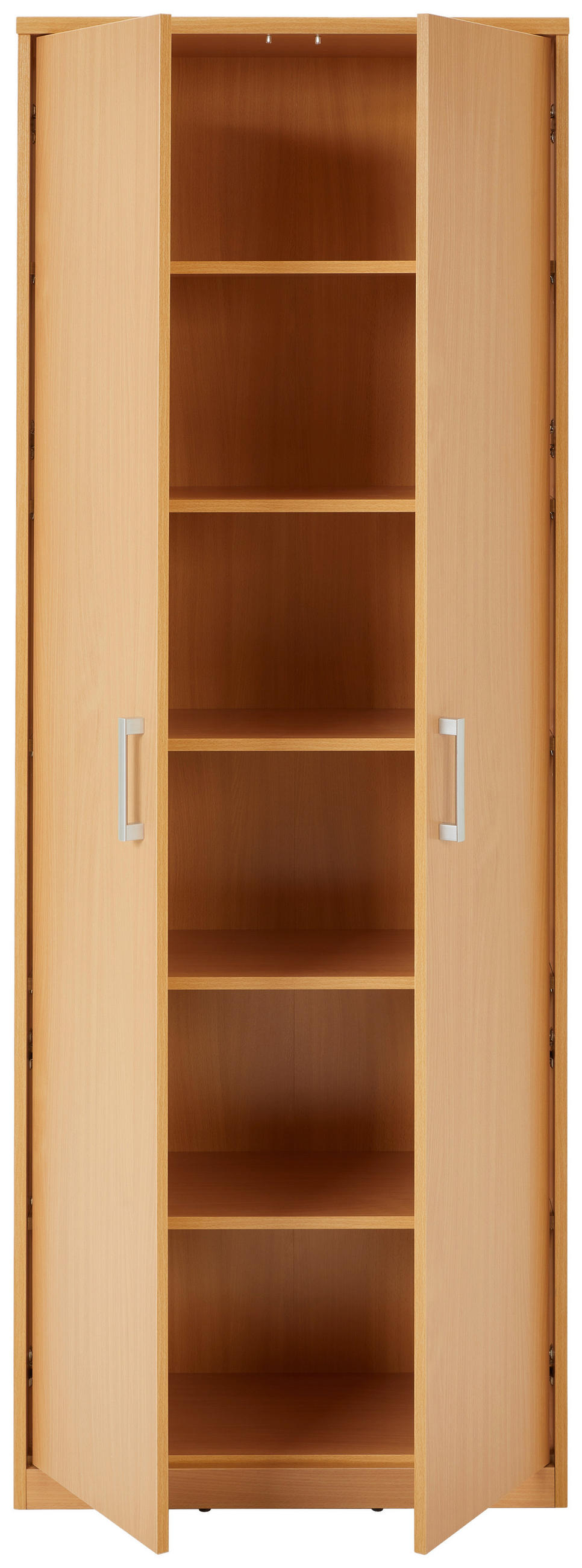 MEHRZWECKSCHRANK 72/194/36 cm  in Buchefarben  - Silberfarben/Buchefarben, Basics, Holzwerkstoff/Kunststoff (72/194/36cm) - Xora