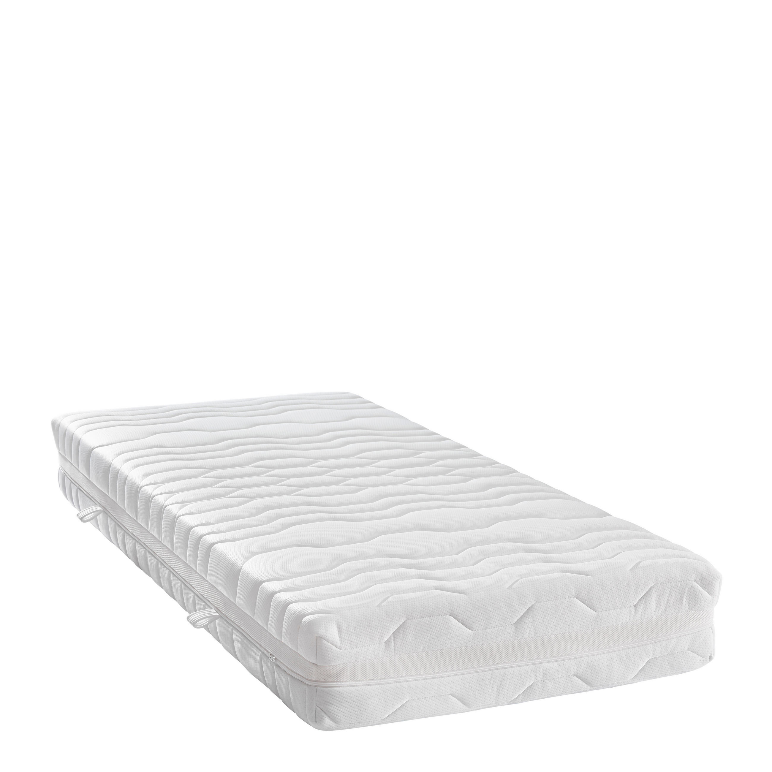 TAŠTIČKOVÁ MATRACE, 140/200 cm - bílá, Basics, textil (140/200cm) - Sleeptex