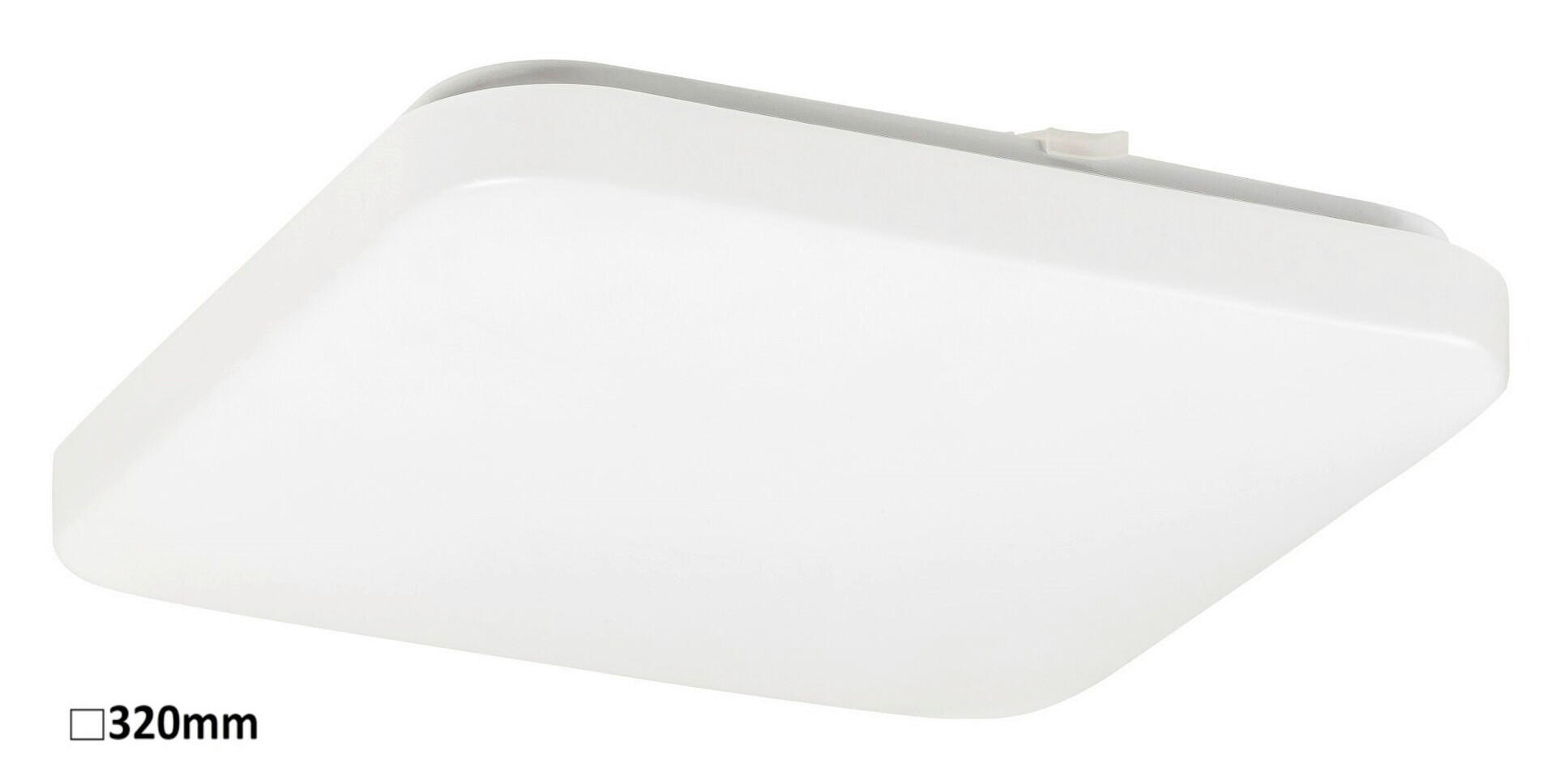 LED SVJETILJKA STROPNA Rob  - bijela, Basics, metal/plastika (32/32/6,3cm)