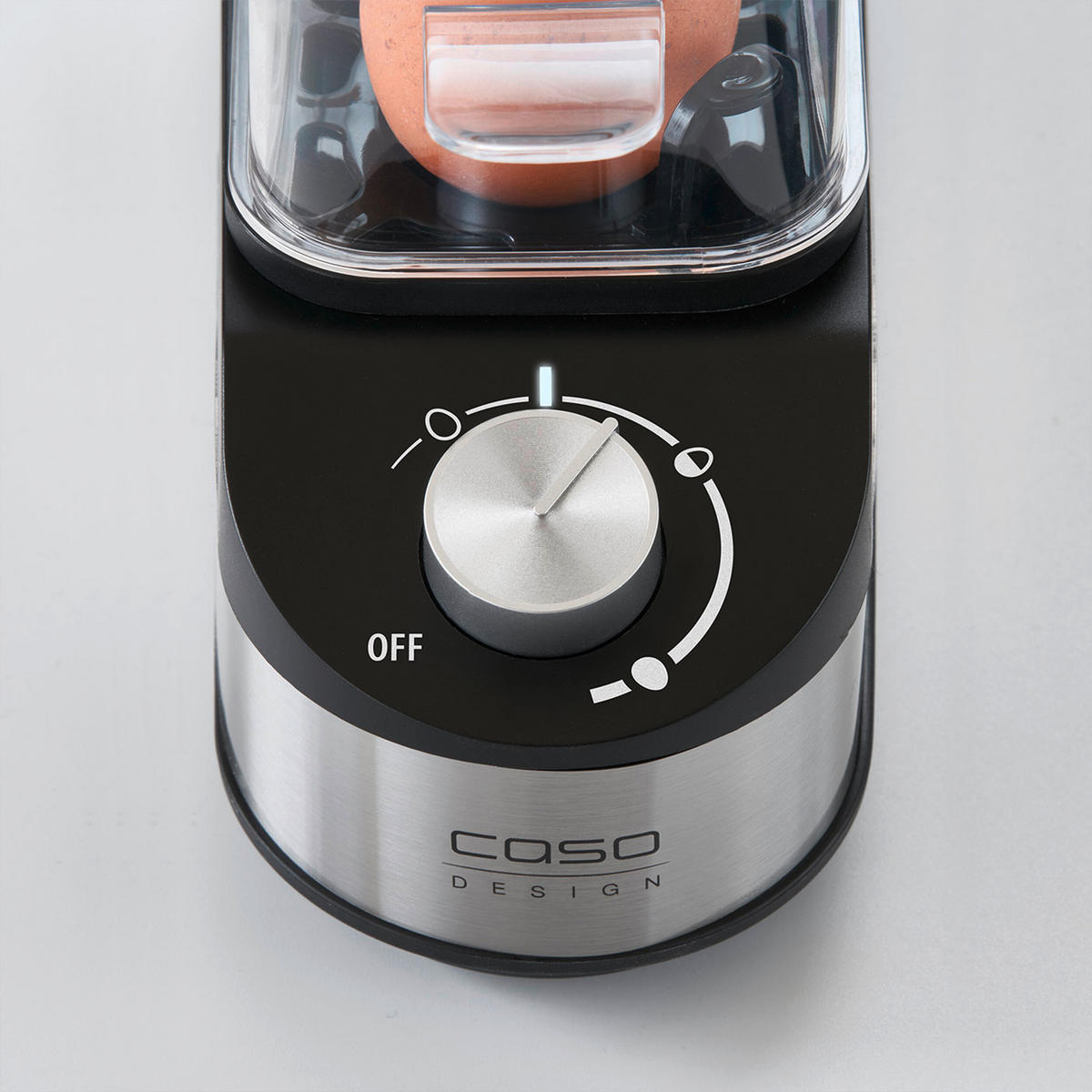 EIERKOCHER  - Edelstahlfarben/Transparent, Basics (7,5/13,5/21,5cm) - CASO Design