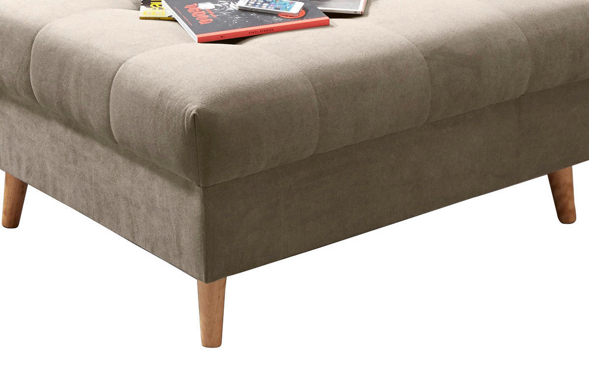 PALL i textil, trämaterial sandfärgad  - furufärgad/sandfärgad, Klassisk, trämaterial/trä (106/48/80cm) - MID.YOU