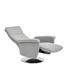 RELAXSESSEL Flachgewebe - Chromfarben/Grau, Design, Textil/Metall (76/117/91cm) - Musterring