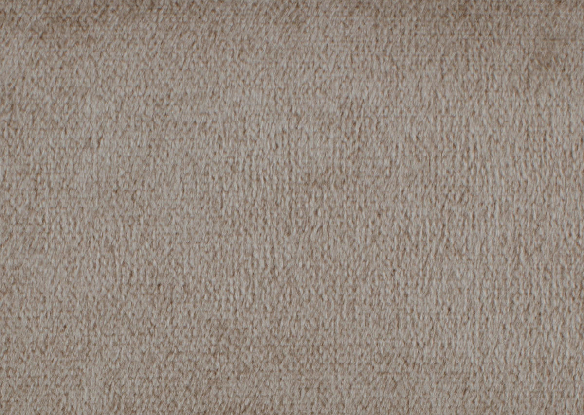 ECKSOFA in Velours Sandfarben  - Sandfarben/Schwarz, Konventionell, Holz/Textil (161/260cm) - Carryhome