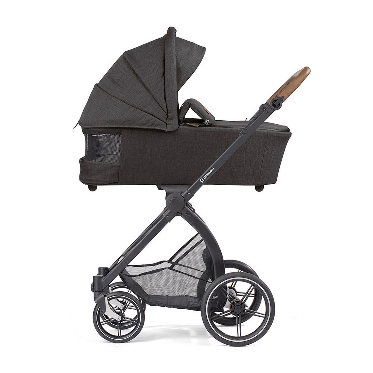 KOMBIKINDERWAGEN FX4 Swing Set  - Schwarz, Basics, Metall (100/55/130cm) - Gesslein