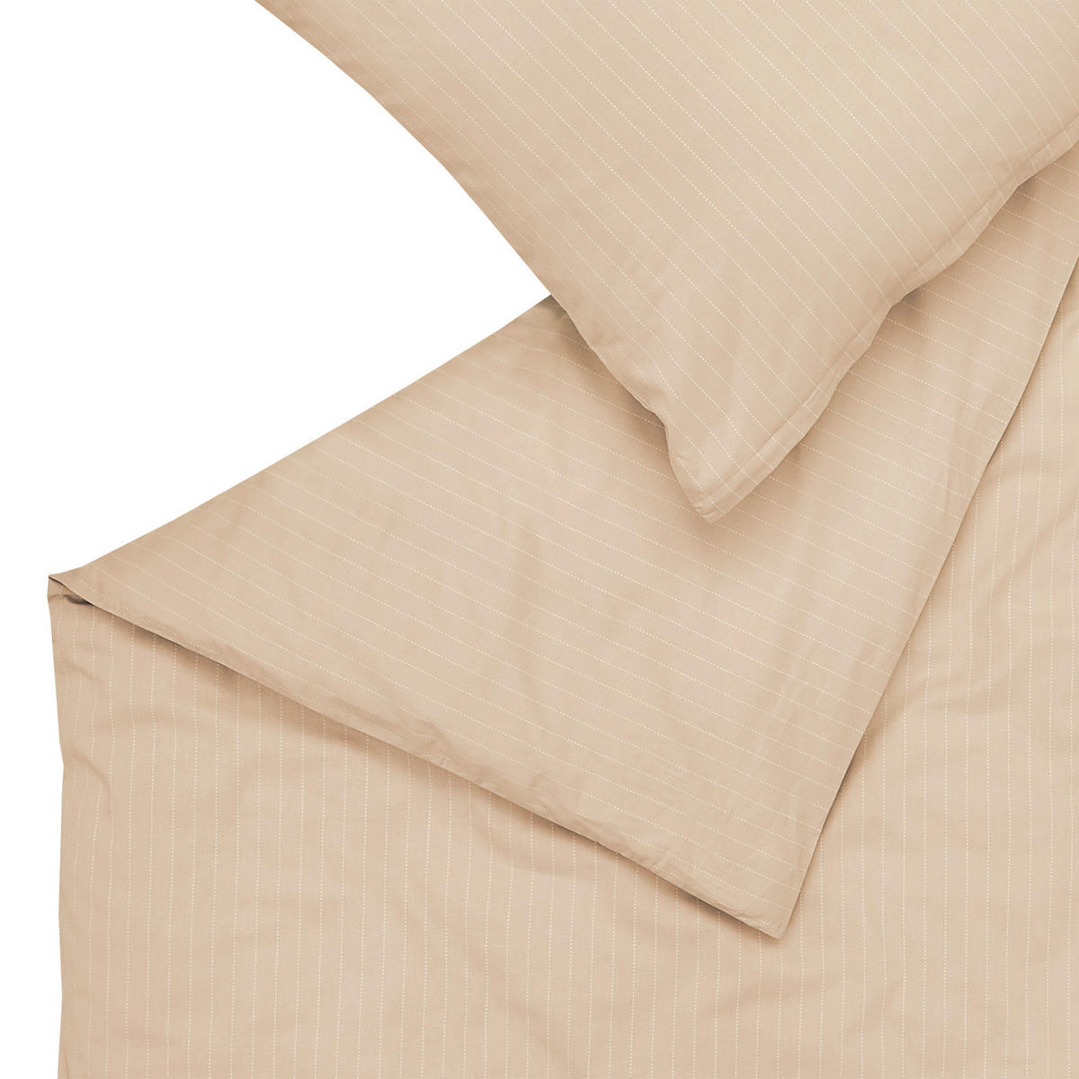 BETTWÄSCHE E-Cuno Flanell 200/200 cm  - Sandfarben/Creme, Basics, Textil (200/200cm) - Esprit