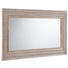 SPIEGEL Hellbraun, Weiß - Hellbraun/Weiß, LIFESTYLE, Glas/Holz (90/180/3,5cm) - Ambia Home