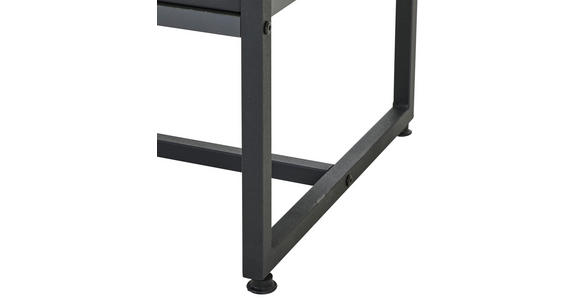 SIDEBOARD 100/75/41 cm in Anthrazit, Schwarz - Anthrazit/Schwarz, MODERN, Holzwerkstoff/Metall (100/75/41cm) - Novel