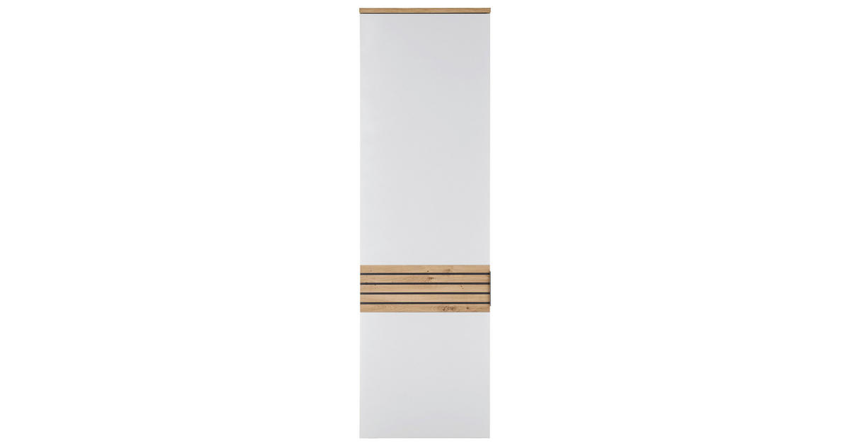 Dulap pentru hol alb stejar Artisan 60 x 200 x 38