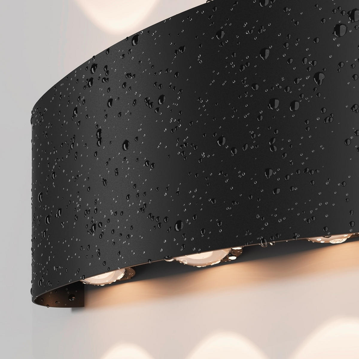 AUßENLEUCHTE - Schwarz, MODERN, Metall (16,5/4,2/8cm) - MAYTONI