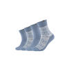 SOCKEN SKECHERS CASUAL 8 Stück Blau  - Blau, Basics, Textil (39/42null)