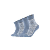 SOCKEN SKECHERS CASUAL 8 Stück Blau  - Blau, Basics, Textil (39/42null)