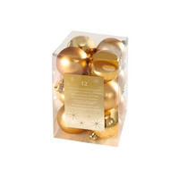 Glob De Crăciun - auriu, Basics, plastic (6cm) - X-Mas