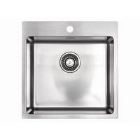 SPÜLE Lumex Mix  - Edelstahlfarben, Basics, Metall (50/20/50,5cm) - HKT