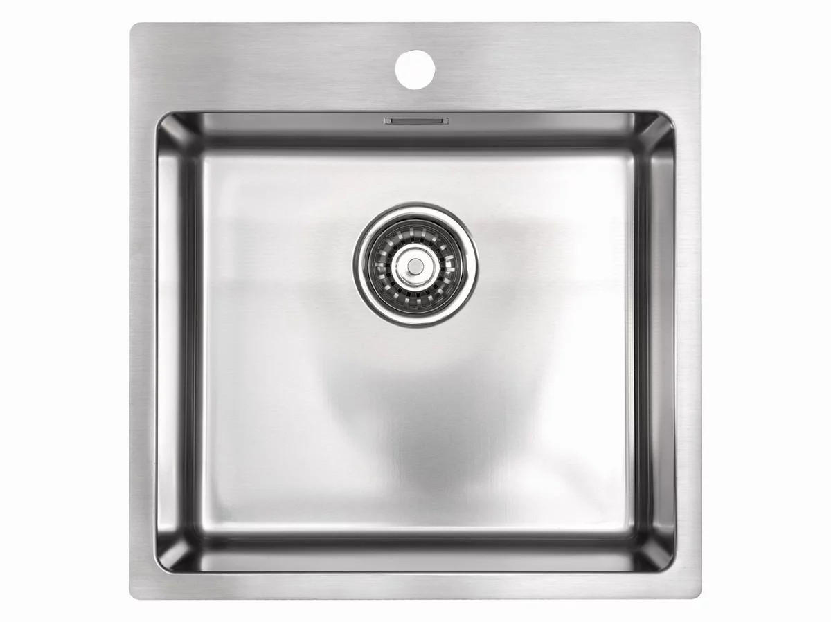 SPÜLE Lumex Mix  - Edelstahlfarben, Basics, Metall (50/20/50,5cm) - HKT