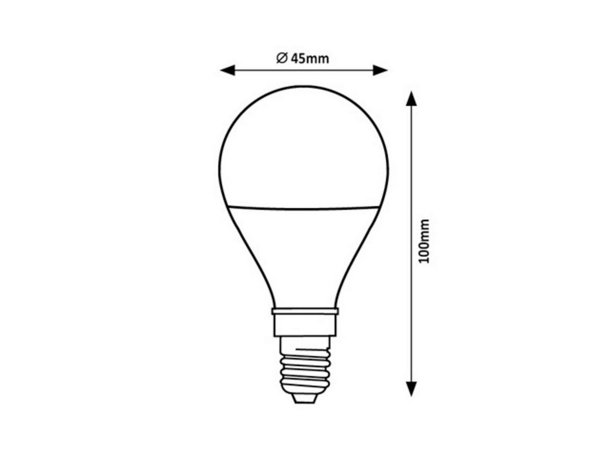 LED FILAMENT SIJALICA - prozirna, Osnovno, staklo/metal (4.5/10cm)