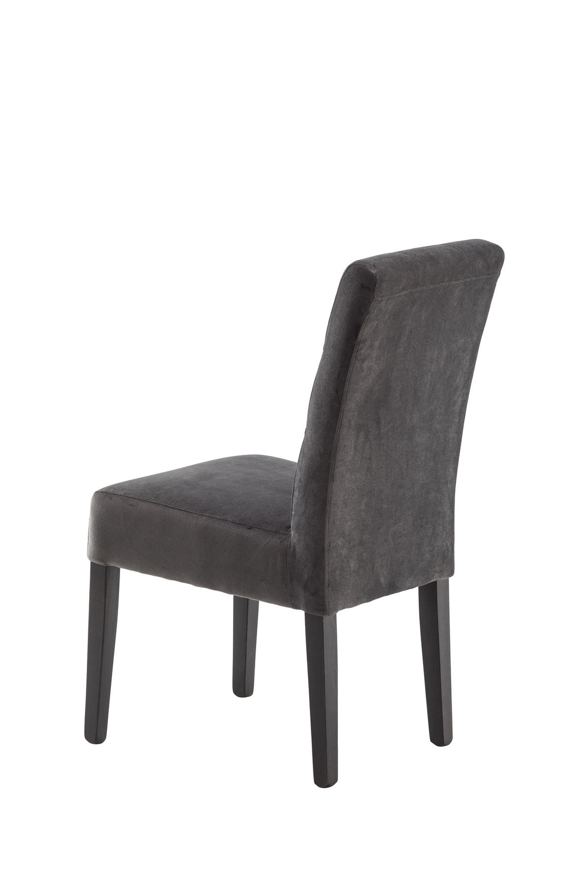 STOLICA  tamno siva  drvo, tekstil      - tamno siva/wenge boje, Design, drvo/tekstil (48,5/95,5/64cm)